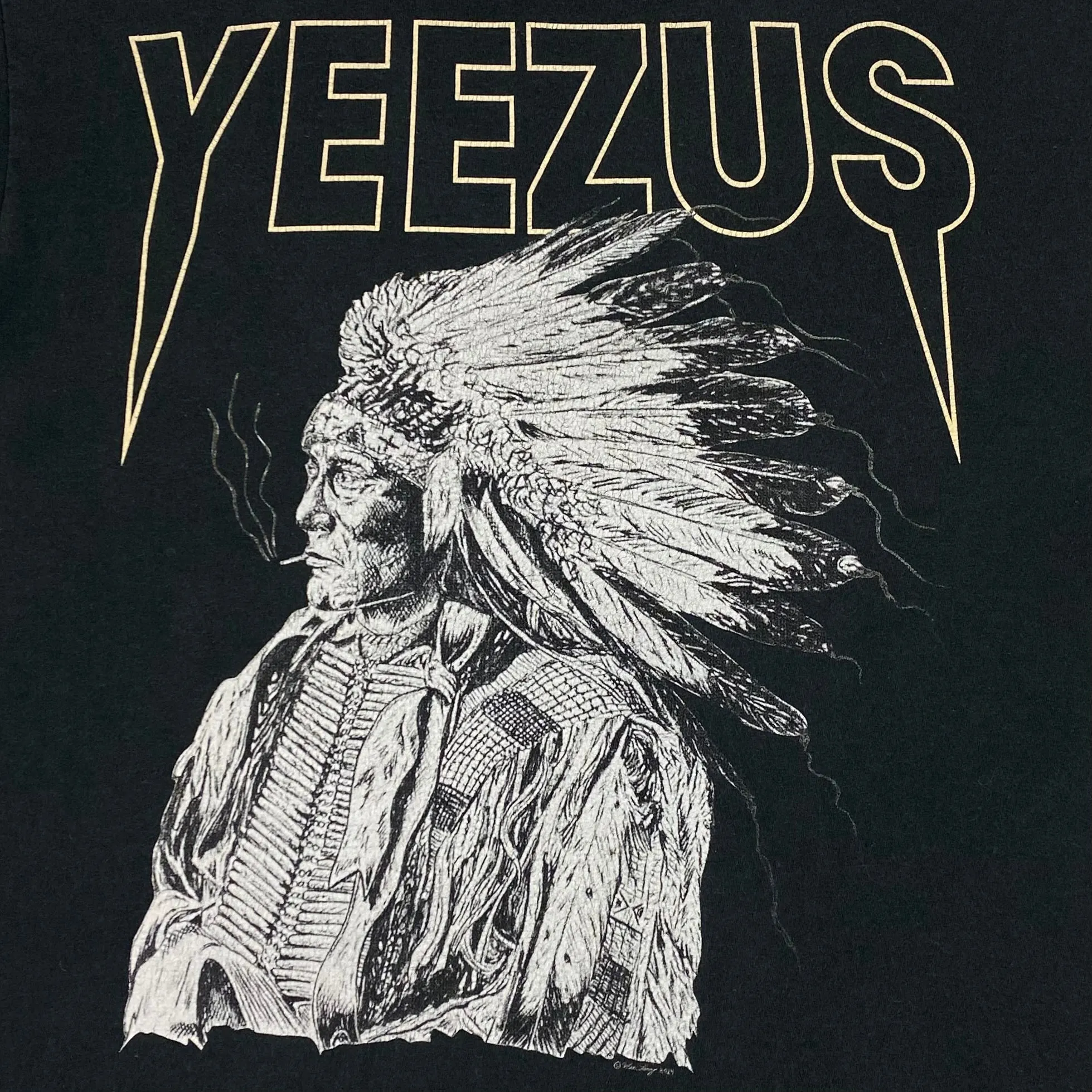 Yeezus Tour 2014 Native American Tee